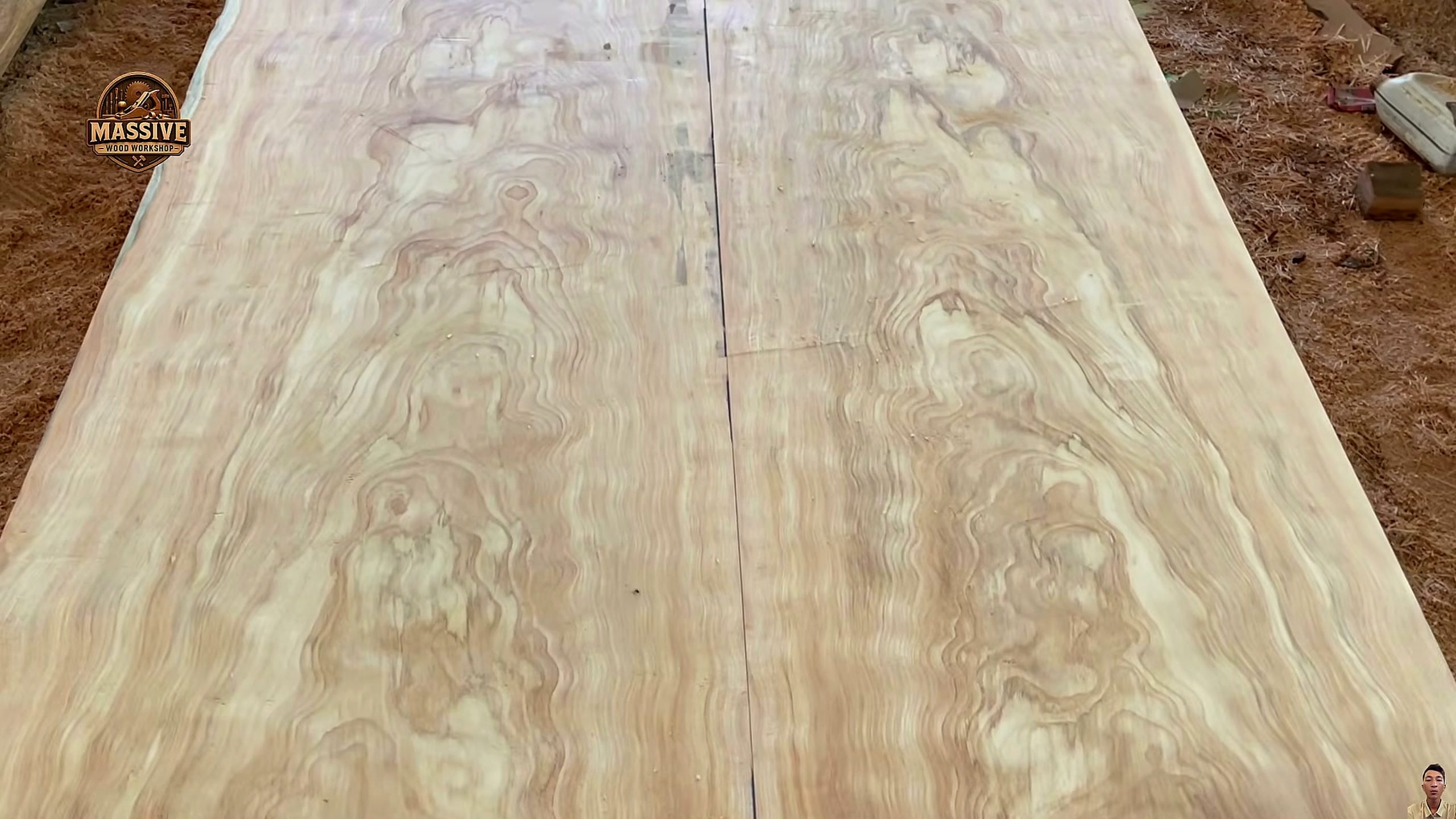 40-foot giant log - the later review stage where the result can be evaluated