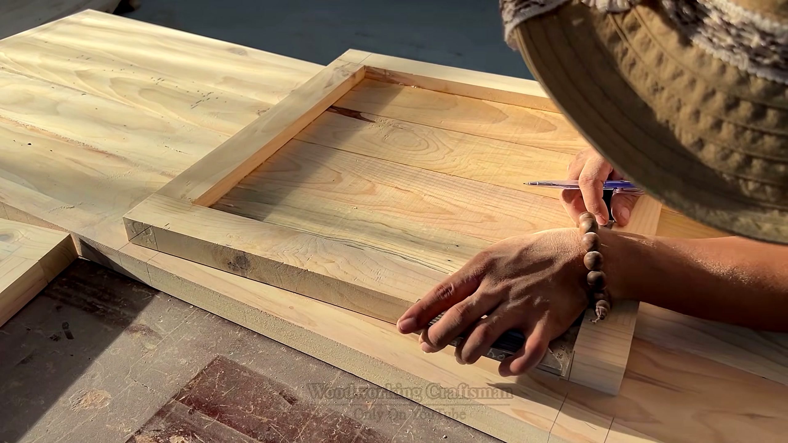 artistic wood furniture masterpiece - a detail-check moment that helps readers inspect the process