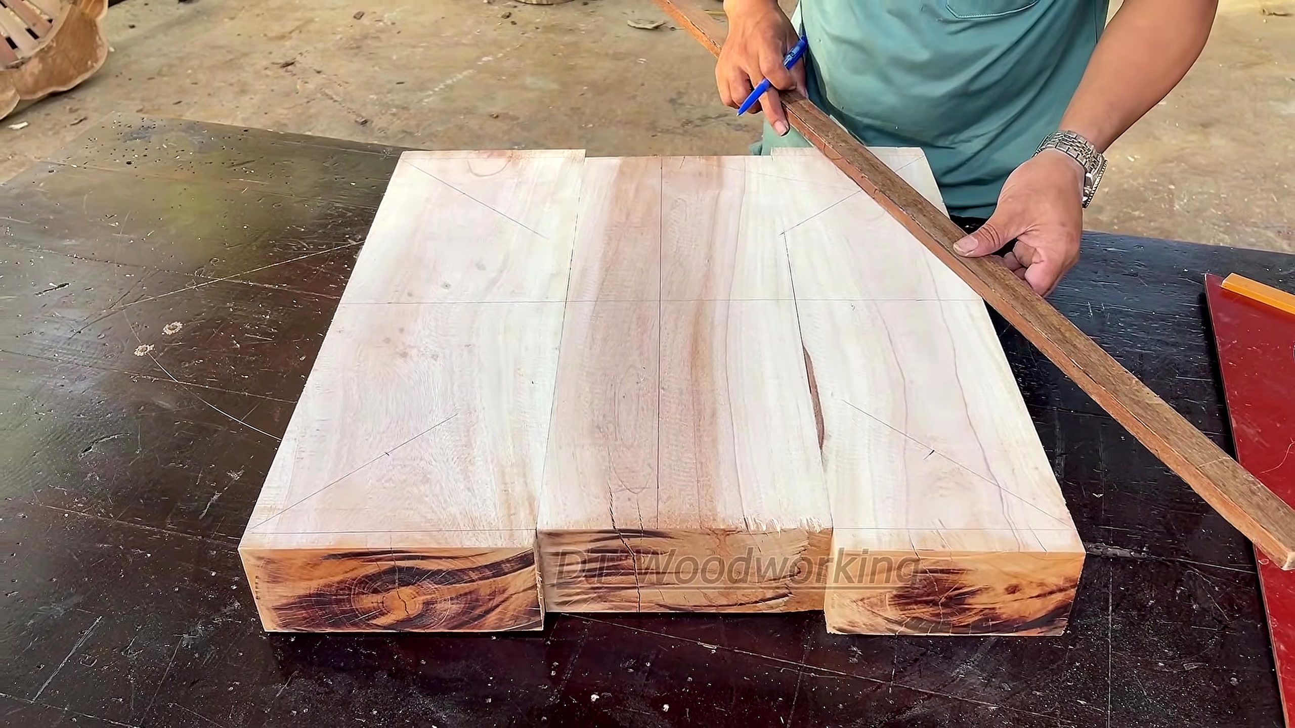 burnt hollow log - the later review stage where the result can be evaluated