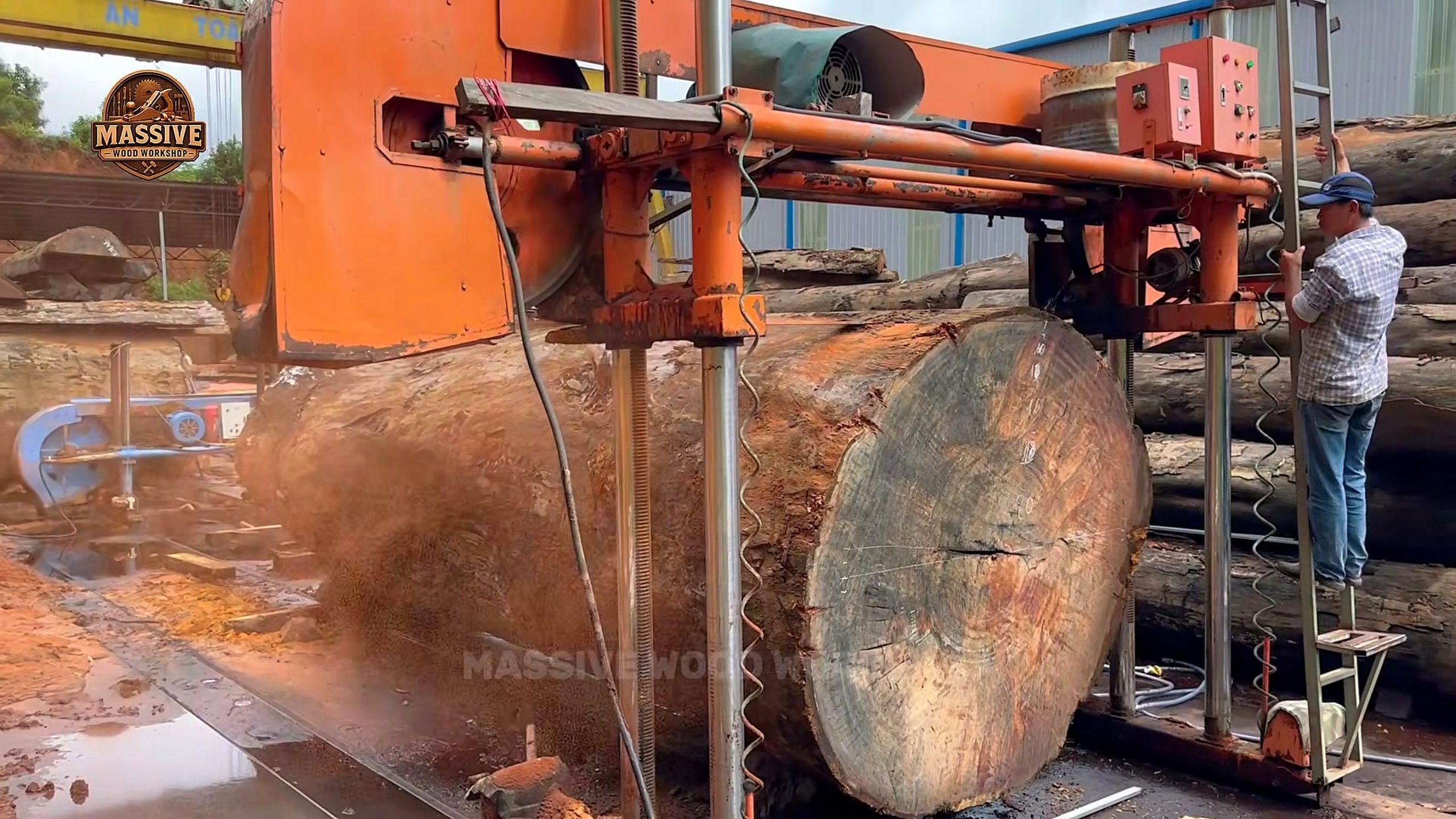 clean wood - the source video context before the main process is judged