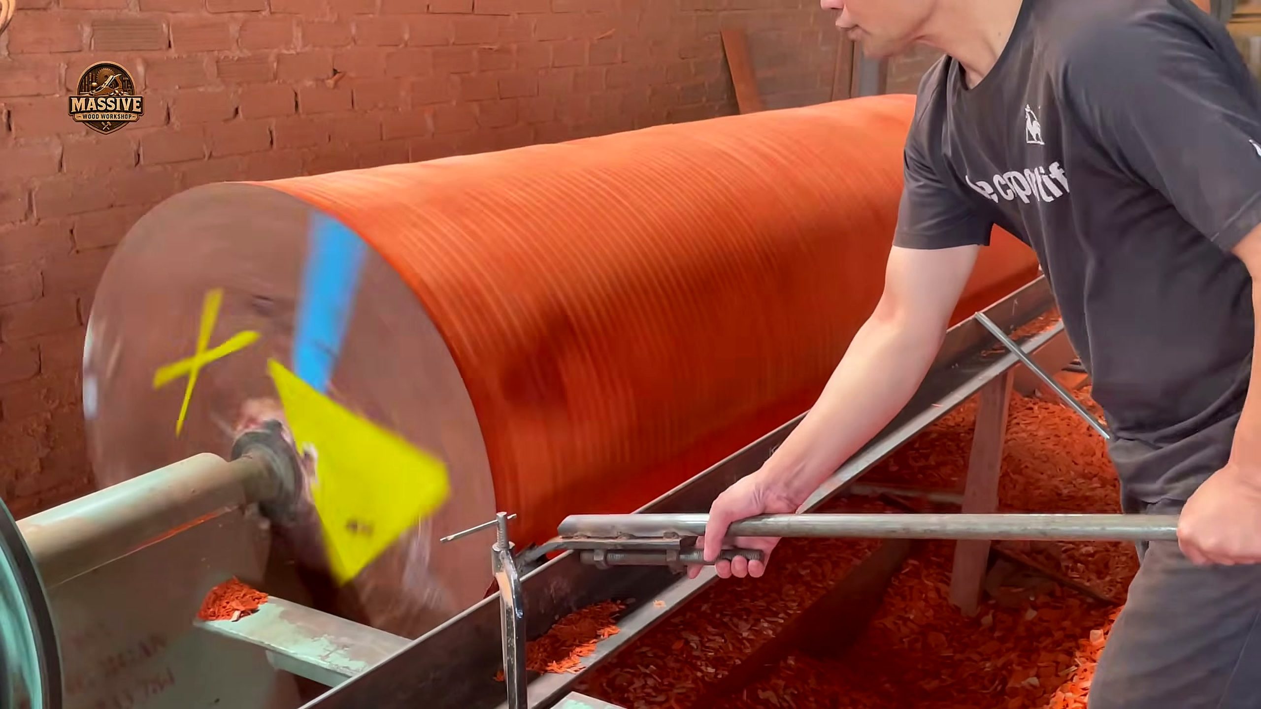 giant timber - a detail-check moment that helps readers inspect the process