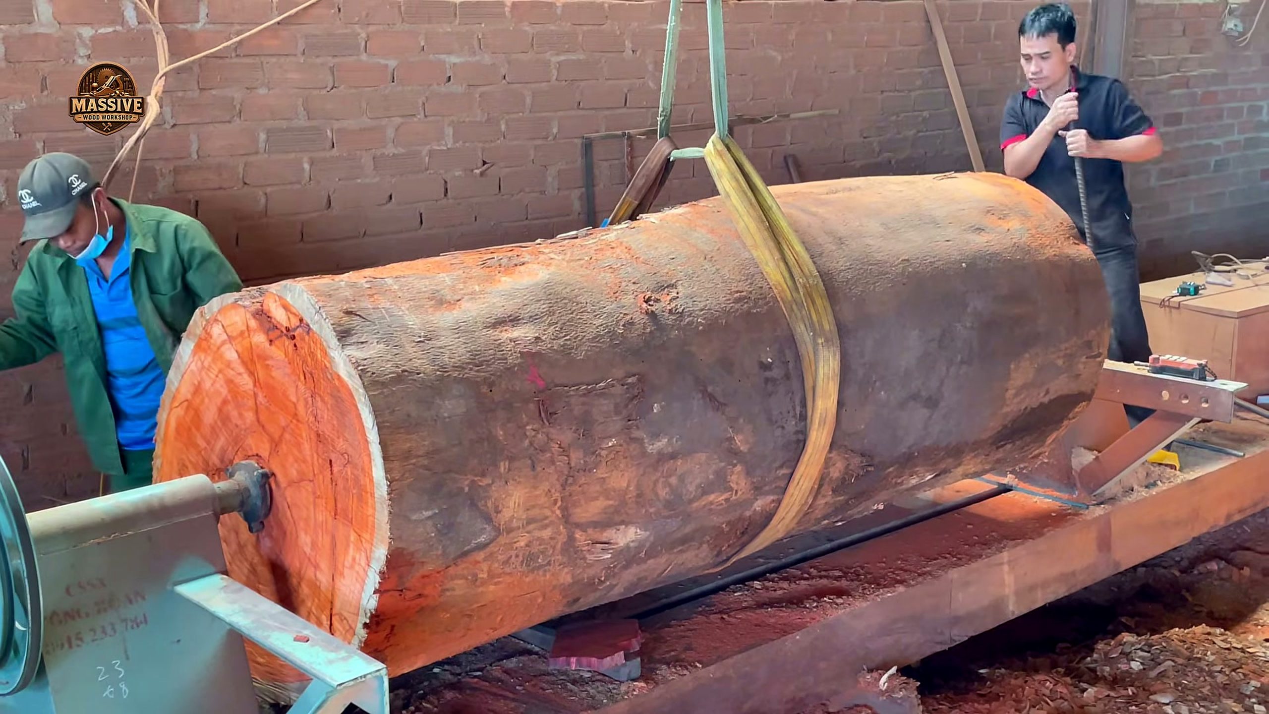 giant timber - the setup or early workflow visible in the source video