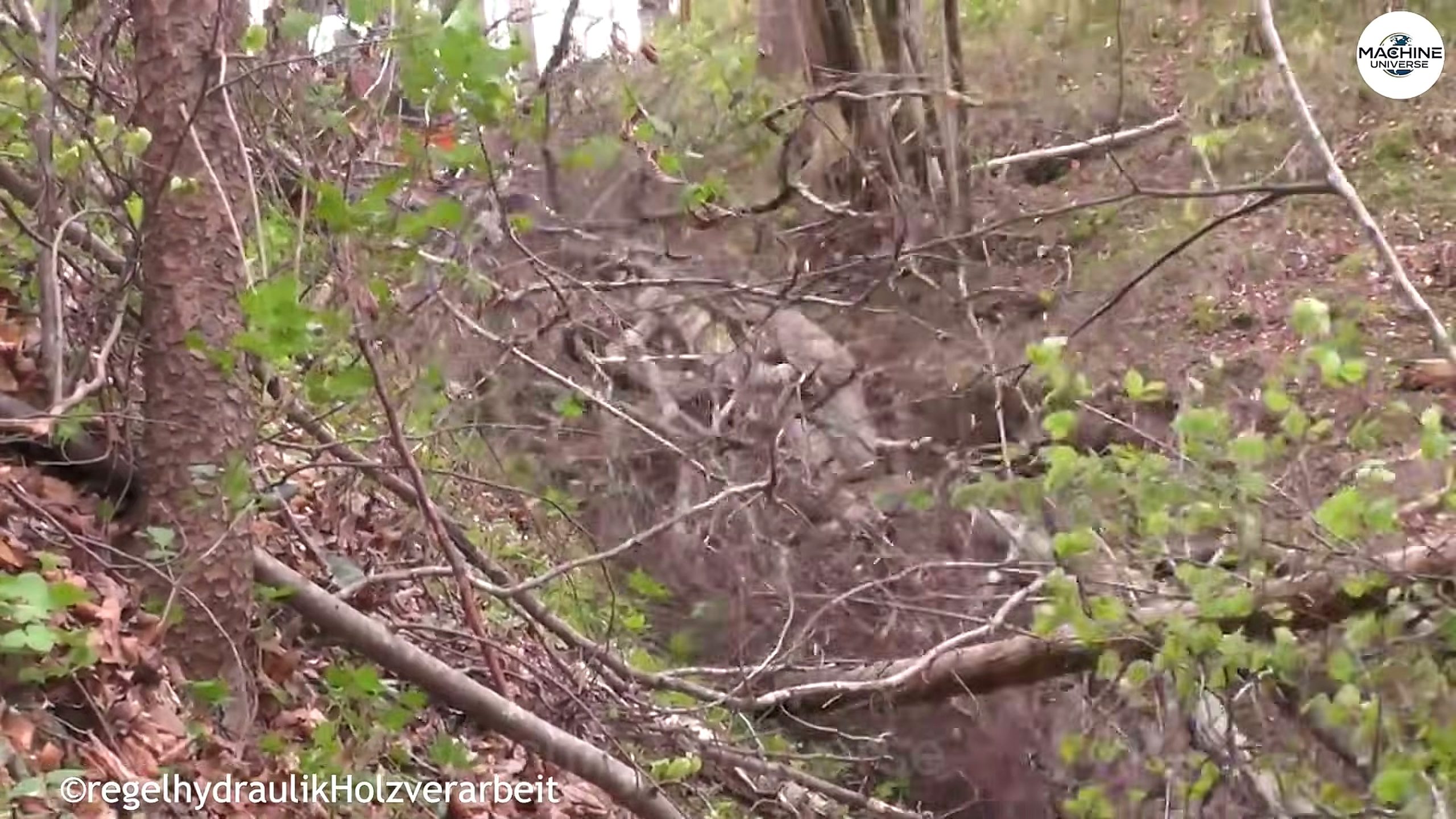 heavy-duty stump - the main work stage that carries the video's practical lesson