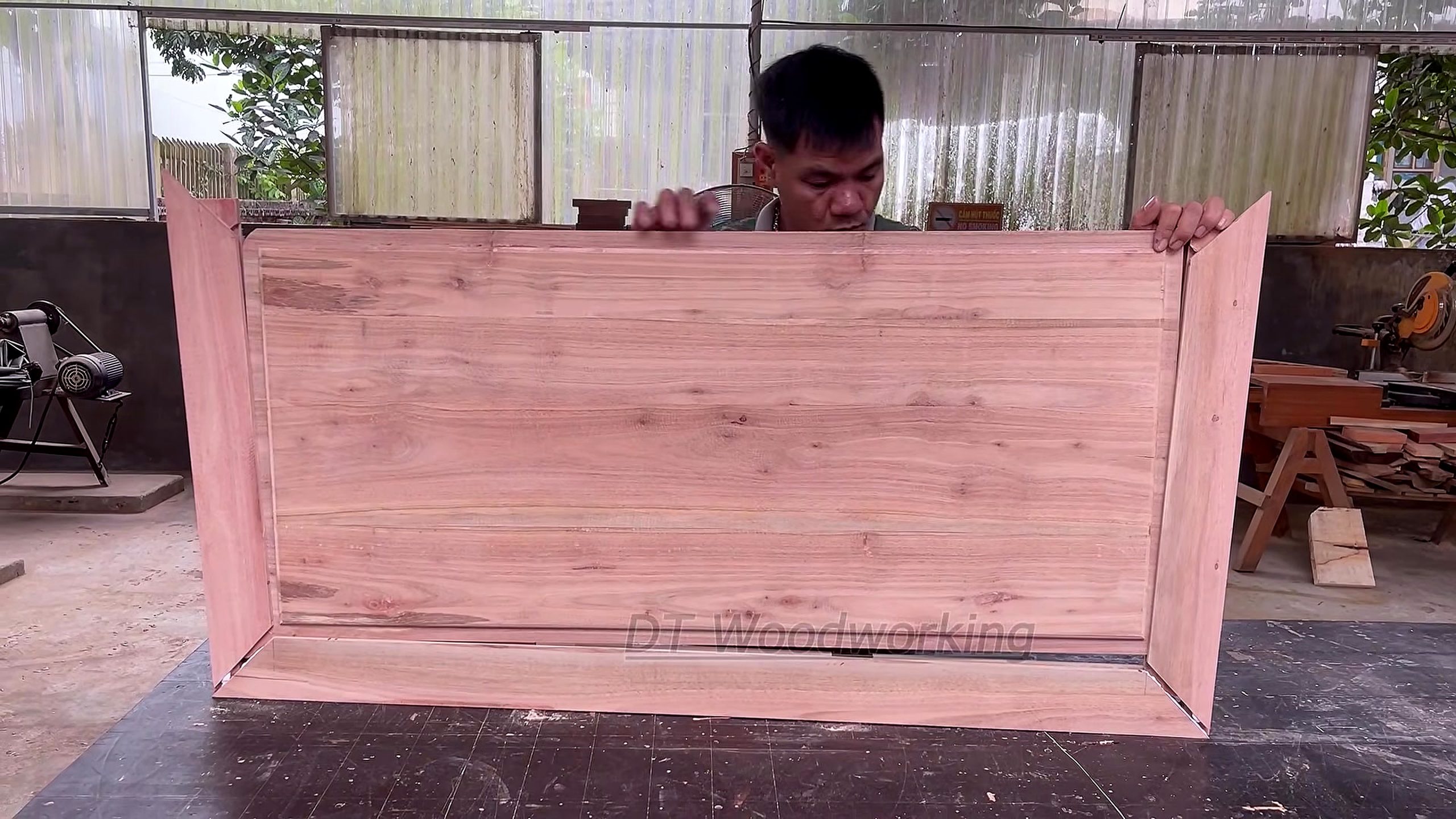 redwood logs - the later review stage where the result can be evaluated