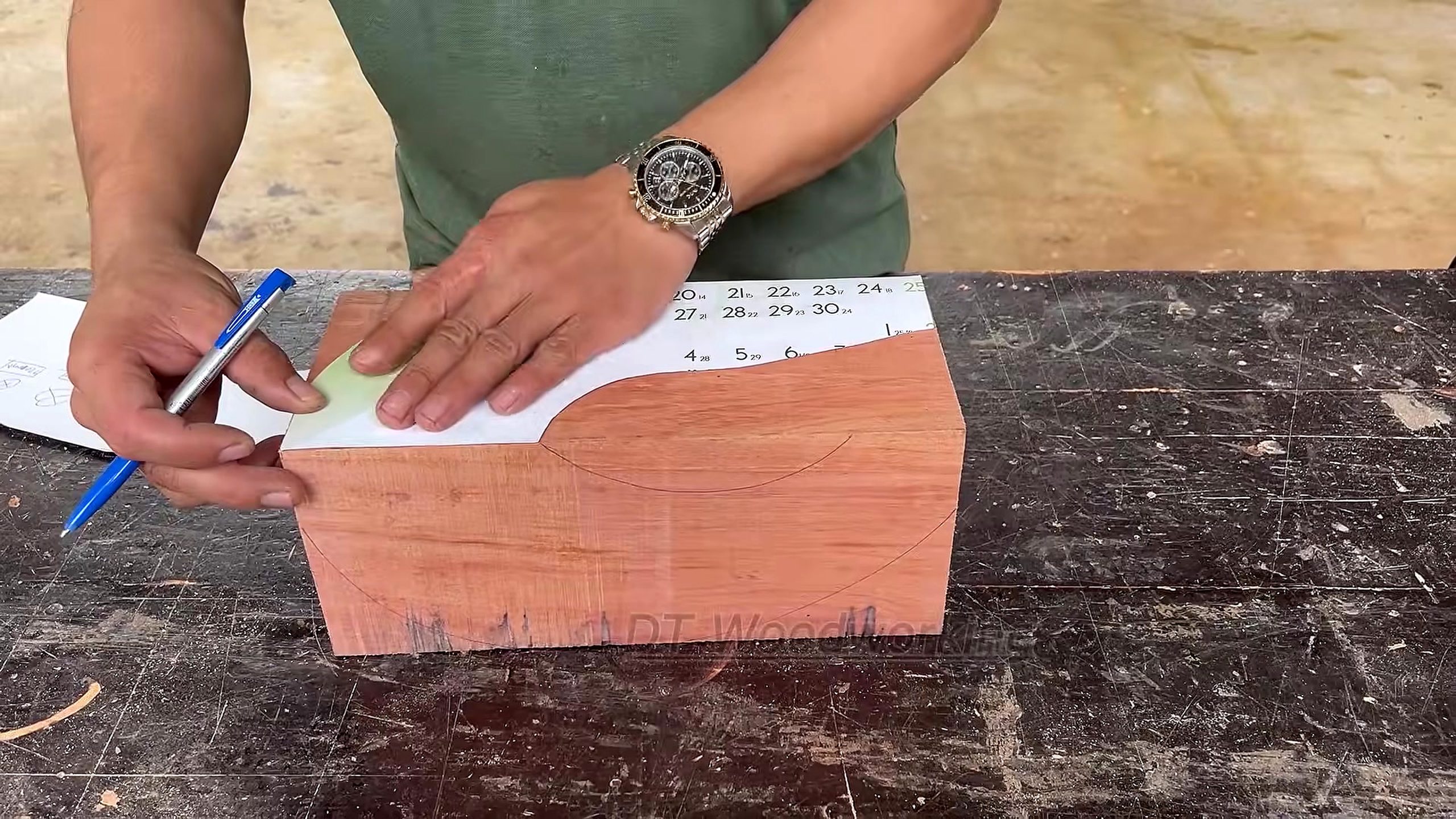 redwood logs - the source video context before the main process is judged