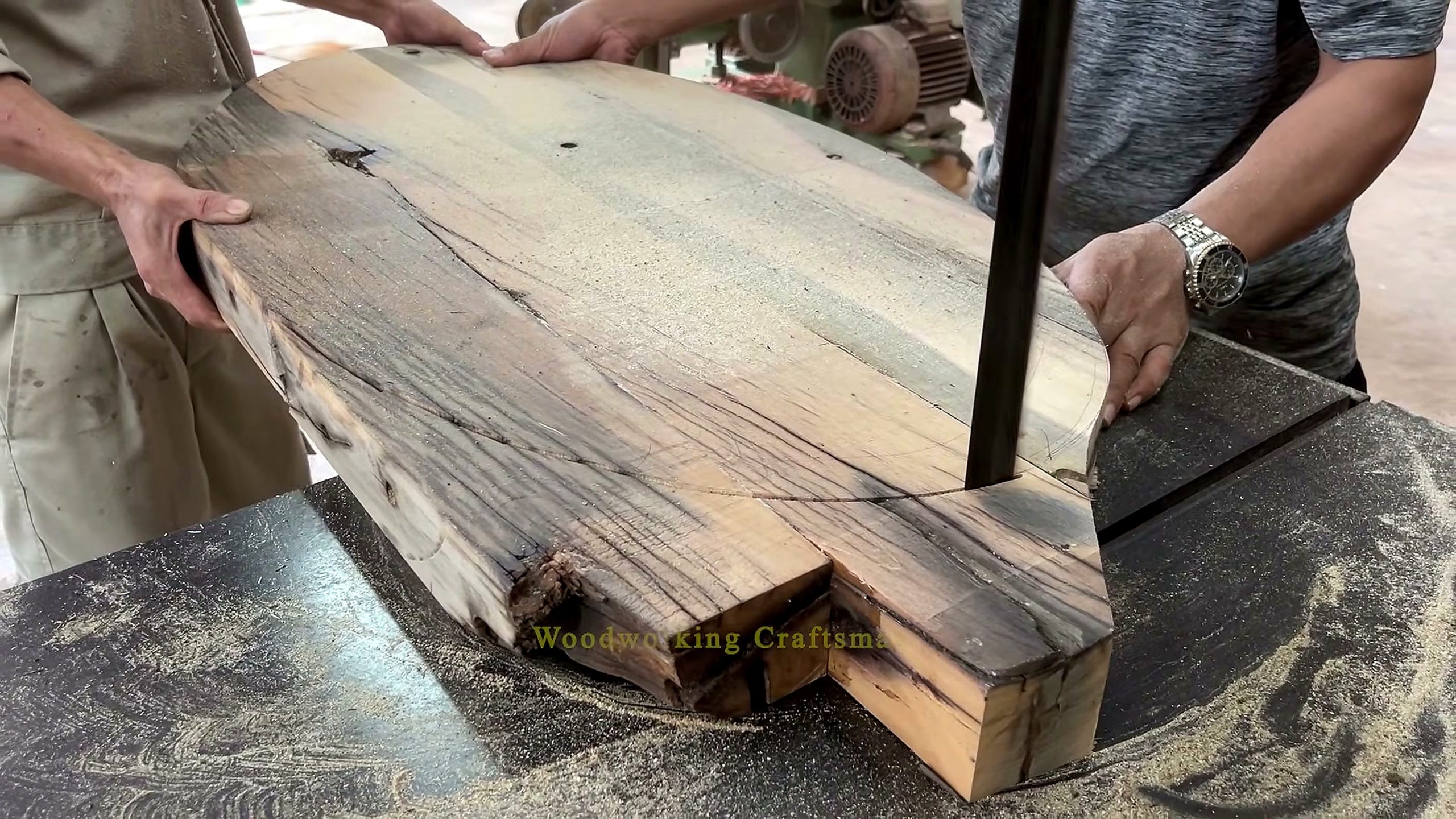 rescuing shipwreck timber - the setup or early workflow visible in the source video