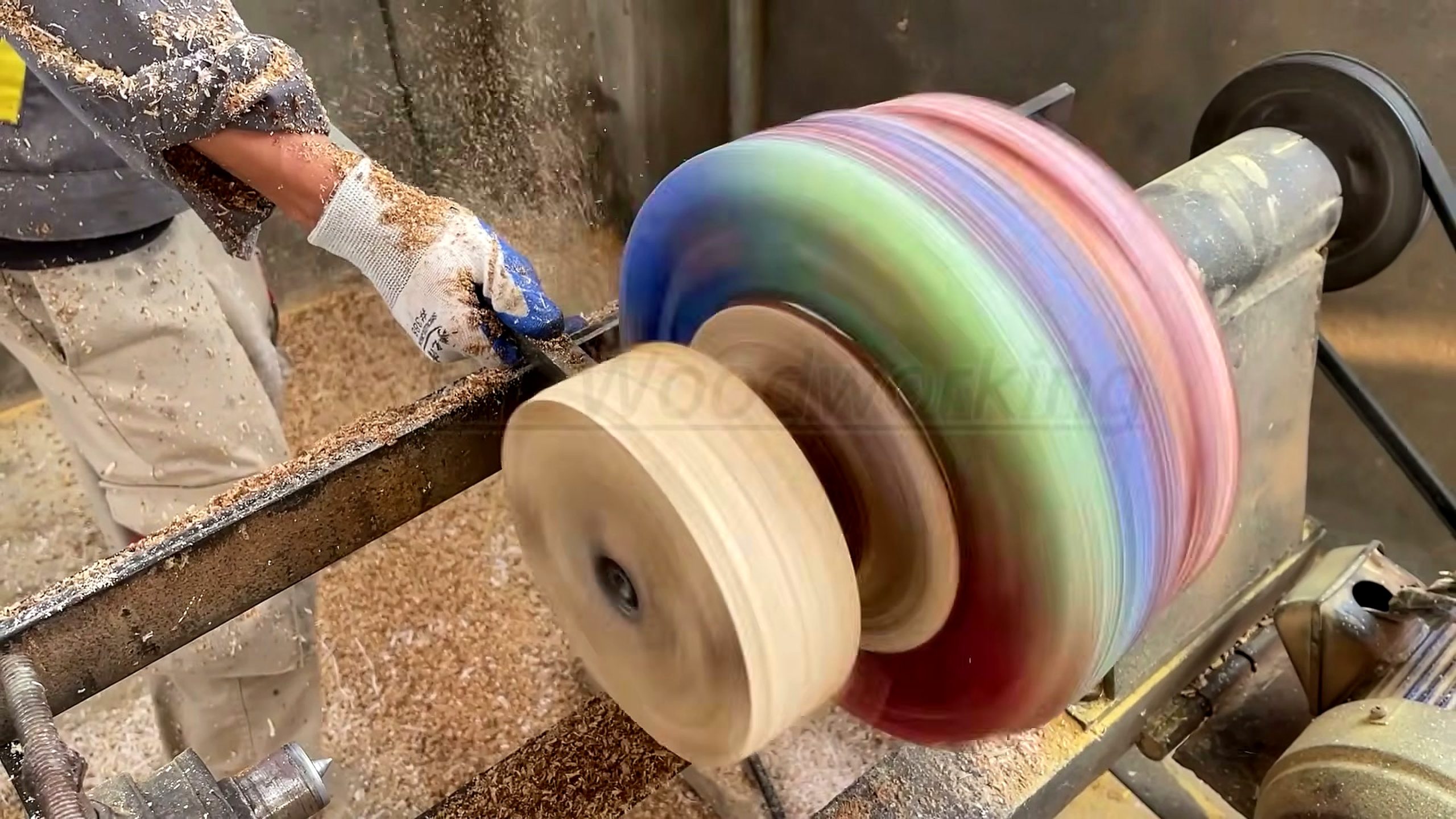 stunning artistic masterpiece - the setup or early workflow visible in the source video
