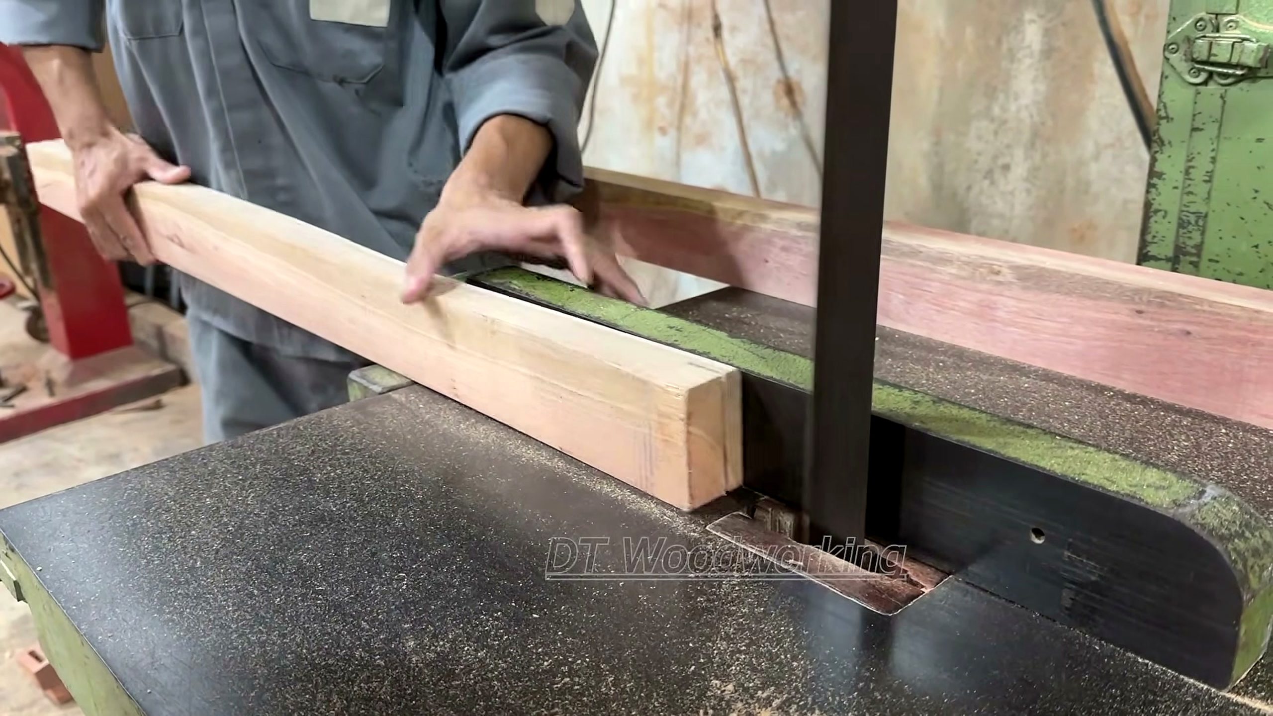 stunning furniture masterpiece - the main work stage that carries the video's practical lesson