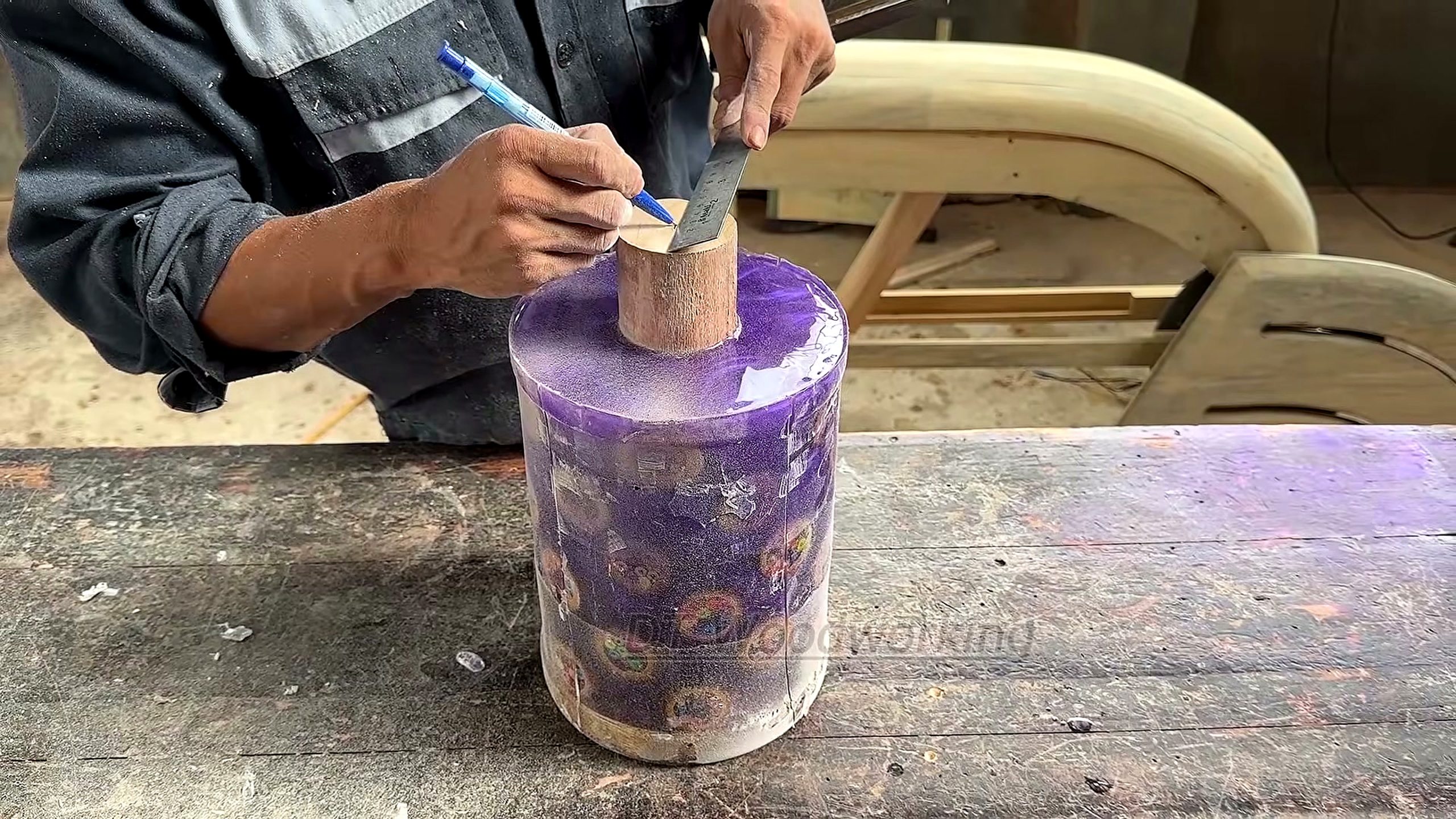 unbelievable artistic masterpiece - the main work stage that carries the video's practical lesson