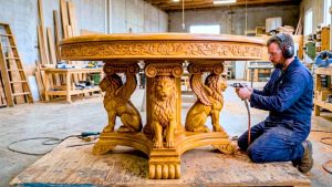 van builds stunning furniture - YouTube original thumbnail
