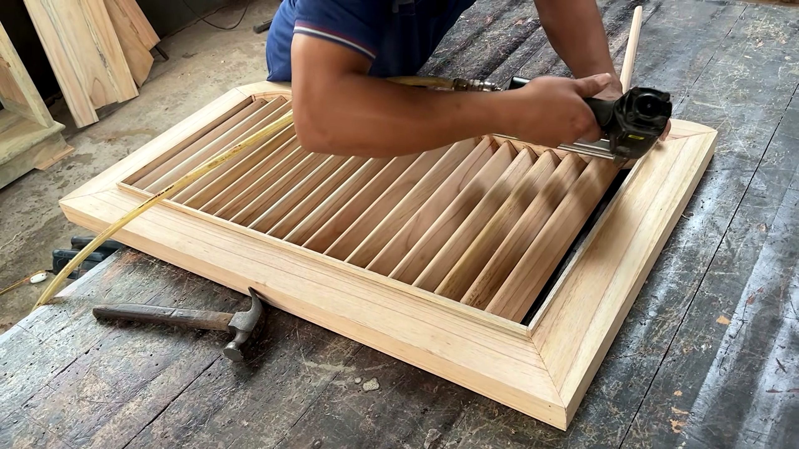 woodworking idea inspired wave storage door - the later review stage where the result can be evaluated