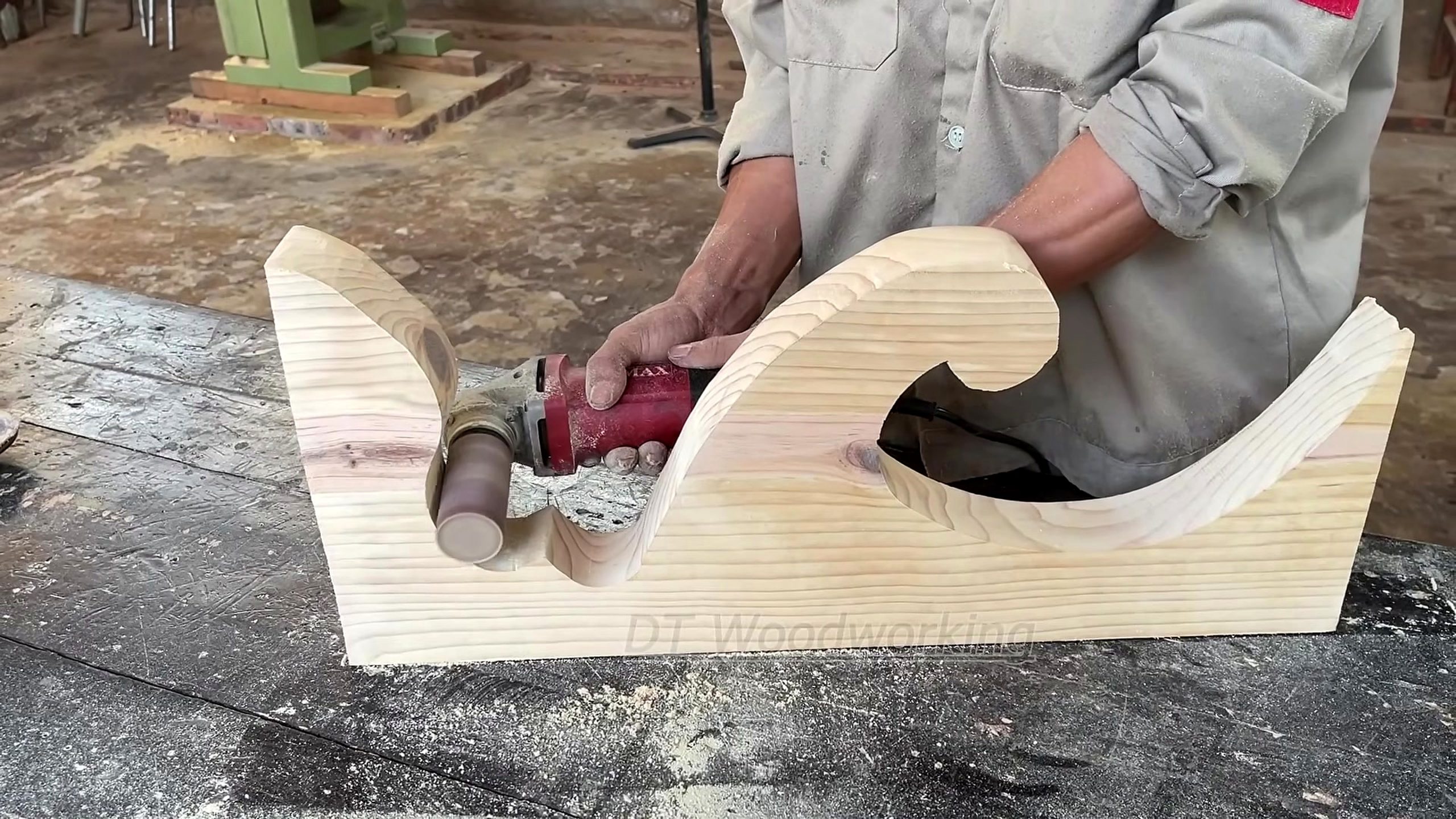 you won believe these wood panels - the setup or early workflow visible in the source video